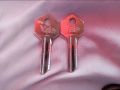 Original Door Lock Keys Pack of 2. 