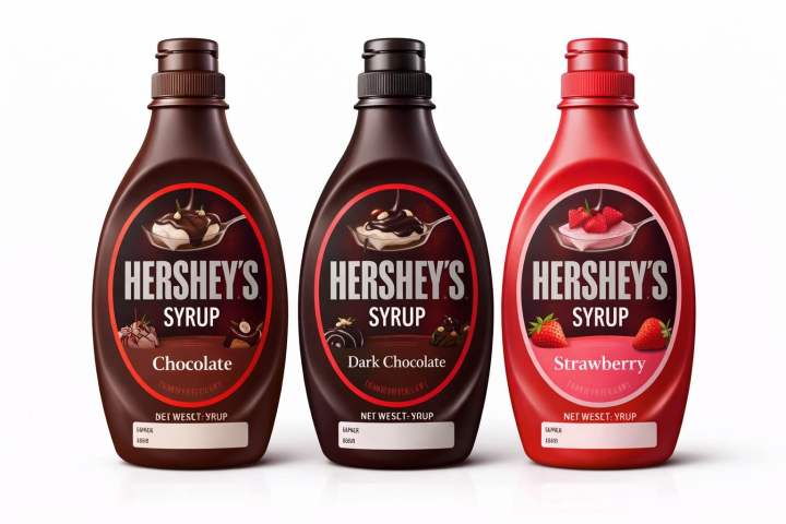 Hershey’s Dessert Syrup – Chocolate | Dark Chocolate | Strawberry ...