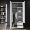 2 Door wadrobe Almari for your Bedroom ,66"x30 "two door wooden cupboard , wardrobe cabinet almari. 