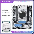 MACHINIST X99 K9-D3 Motherboard Kit C612 Chip Optional E5 2666 V3 and E5 2673 V3 CPU Support DDR3 RAM Four Channels M-ATX. 