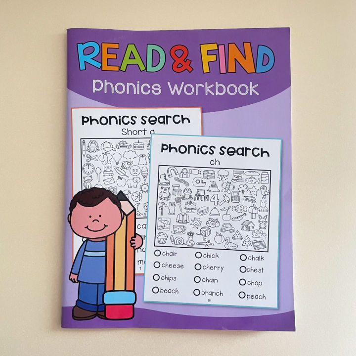 Read%20And%20Find%20Phonics%20Workbook%20Preschool%20and%20Kindergarten%20Learning%20English%20Teacher%20Teaching%20Aids%20Phonics%20Practice%20Montessori%20-%20Image%207