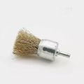 Wire Brush Drill Rod Rust Removal Polishing Wheel Wire Wheel Brushes Cup Rust Rotiary Copper-plated Steel Wire Brush Tool. 