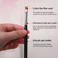 8Pcs/set Gradient Flowers Nail Art Brush Petal Drawing Painting Pen UV Gel Polish Brushes  Professional Nail Tips Design Tools ＆ pen gpt. 