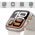 Accessories For Apple Watch 10 11 Tempered glass+Case 46mm 44mm 45mm 41mm 40mm 42mm Screen Protector iwatch series 9 8 7 6 SE 3. 