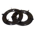 Gas Cooker Stove Porcelain Enamel Round Trivet (Pair). 