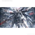 BANDAI Anime Gundam Game Card GCG DIY Playmat Freedom RX-78 Unicorn Destnity Hobby Collection  Toys. 
