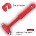 Car Safety Hammer Multi Functional Emergency Seat Belt Cutter Window Breaking Hammer Portable Car Emergent Rescue Escape Tools. 
