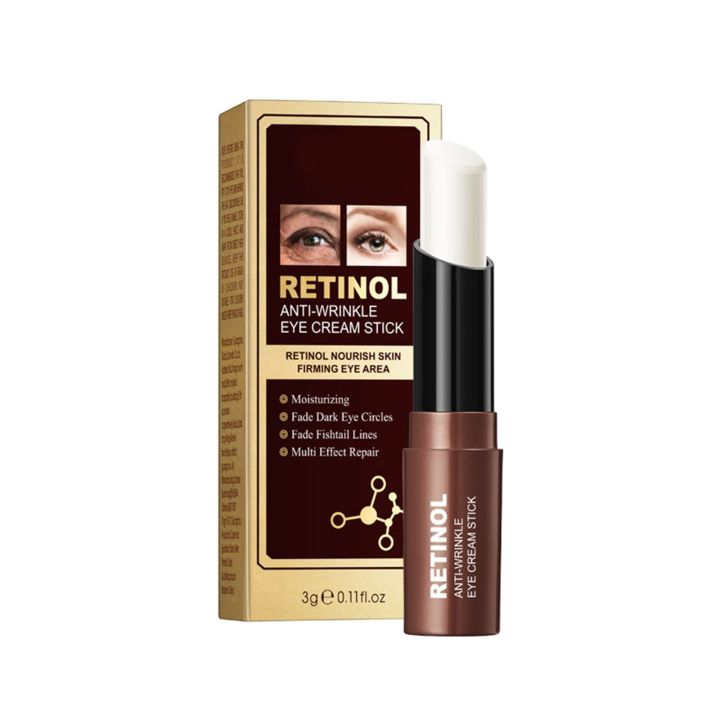 Retinol Eye Cream Stick Anti Dark Circles Under The Eyes Remove Eye Bags Moisturizing Firming Eyes Skin Care Products