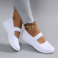 Spring new women's sports shoes, fashionable, breathable, lightweight, non-slip, wear-resistant, casual sports shoes, flat shoes. 