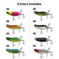 Popper Fishing Lures Top Water Hard Baits Whopper Plopper Soft Rotating Tail 85mm 15g Popper Wobblers For Bass Pike.