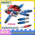 4PCS/Set 9L Spring Shock Absorber Technical Building Blocks Parts 9717c01 Car Model MOC Bricks Modified Motorcycle Accessories. 