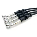 28 degre Black 400 To 2200mm Hydraulic Brake Hose DOT oil Pipe Line Braided Cable 10mm Banjo For Kawasaki Yamaha Honda ATV. 