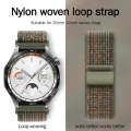 20mm 22mm Smart Watch Strap For Amazfit Balance GT4/3/2 46mm Nylon Loop Bracelet For Samsung Galaxy Watch 4/6 Classic 5 Pro 45mm. 