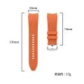 Soft Silicone+Leather Strap for Samsung Galaxy Watch 7 6 5 4 40mm 44mm Bracelet Wristband Watch 6 4 Classic 43/47mm 42/46mm Belt.