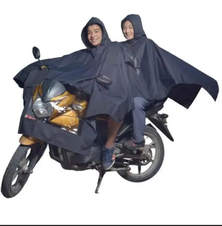 Double Layer Waterproof Bike/Scooter Raincoat With Bag.