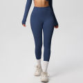 Solid Color Double-Sided Brushed Tight High Waist High Elastic Breathable Yoga Pants Sports Running Fitness Yoga Clothing. 
