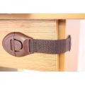 Brown Child safety lock baby child safety care Plastic locks with baby protection child safety drawer Door Cabinet Cupboard Brown. 