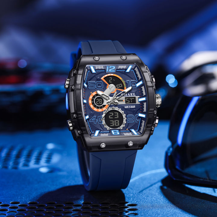 SMAEL%20Brand%208109%20New%20electronic%20watch%20fashion%20square%20dual%20display%20waterproof%20luminous%20Multi-color%20For%20Men%20-%20Image%203