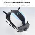 For N3 Flight Goggles Head Strap Comfortable Adjustable PU Cushion Pressure Relief Headband For DJL N3 Replacement Strap.