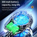X52 300mAh Wireless Phone Cooler for Gaming Rechargeable Cooling Fan Portable Air Cooler Radiator Back Clip for Phone. 