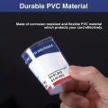 10pcs Transparent Protective Sleeve Card & Credit Card Size, Business Card, Soft Waterproof PVC Plastic. 