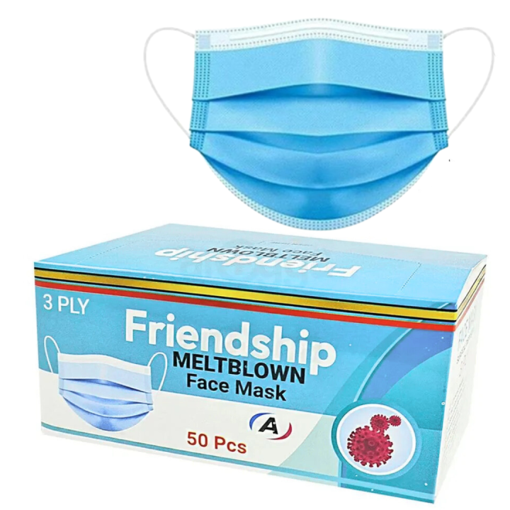 Friendship Meltblown 3ply Face Mask 50 pcs box