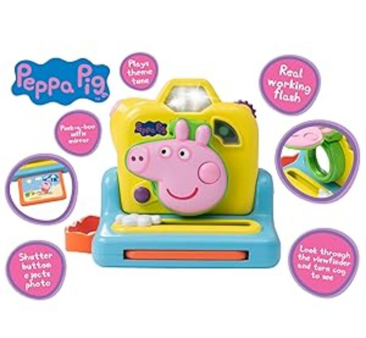 Peppa Pig Click Pic Camera Interactive Camera With Sound for kids