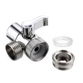 Zinc Alloy and Plastic Switch Faucet Adapter Kitchen Sink Splitter Diverter Valve Water Tap Connector for Shower Bathroom Access. 