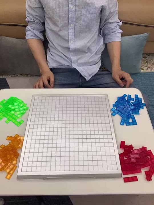 Intellectual Puzzle Blokus Board Game English Version Party Games For Children Toy Kids Tos Family Game 2 Player/4 Player Set