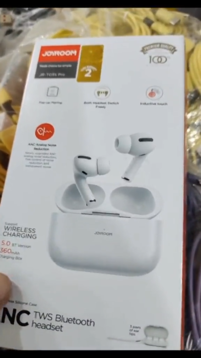 Joyroom JR T03s PRO Wireless Earbuds Bluetooth Headphones with Red Box