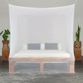 Home Tent White Mesh Portable Square Foldable Mosquito Control Mosquito Net Lightweight Outdoor Camping Tent Sleeping Summer. 