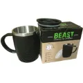 Coffee Mug With Air Tight Lid 380ml | Stainless Steel Mug With Lid And Handle, Stainless Steel Travel Mug & office Mug Leakproof Tumbler, Tea Mug - Coffee Mug -Juice - Drinks & Baby Milk Hot and Cool Long Time. 