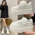 Women's Sneakers Spring Autumn Fashionable Casual Thick Soled Shoes Comfortable Height-increasing Platform Soles for Women.