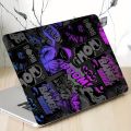 2-Pack Comic Neon Graffiti Pattern Laptop Art Decal Case, Universal Laptop Skin Sticker for Laptop. 