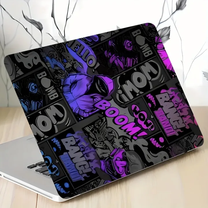2-Pack%20Comic%20Neon%20Graffiti%20Pattern%20Laptop%20Art%20Decal%20Case,%20Universal%20Laptop%20Skin%20Sticker%20for%20Laptop%20-%20Image%204