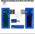 Dual USB Current Voltage Charging Detector Test Chargerging Doctor Blue.