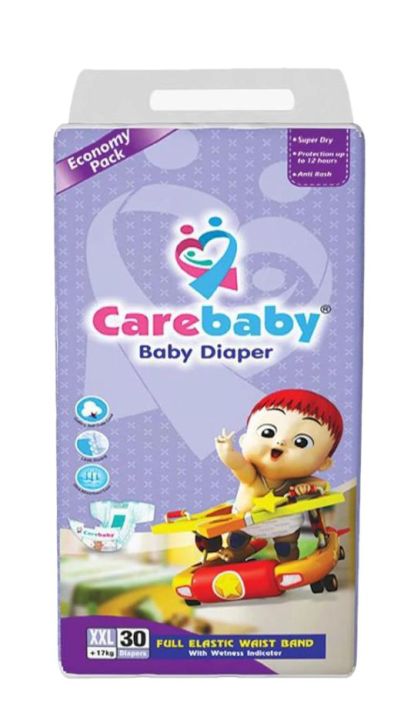 Care Baby Diaper XXL (30 Pieces)
