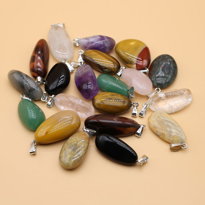 2/5/7pcs%20Natural%20Stone%20Crystals%20Pendant%20Amethyst%20Quartz%20Smooth%20Polished%20Gemstone%20Charms%20for%20Jewelry%20Making%20DIY%20Necklace%20Earrings%20-%20Image%205