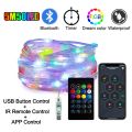  Smart Lights Fairy String Light Bluetooth Connectivity USB Plug Lights LED Garland Festoon Home Party Xmas Tree Decor lightify. 