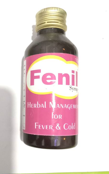 Fenil Herbal Syrup 100ml Management for Fever & Cold In Children