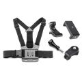 Gopro hero 7 6 5 4 sjcam sj4000 h9 eken yi 4k camera strap go pro 6 adjustable harness chest strap mount for accessories. 