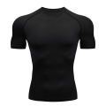 Black Bull Print Compression Shirts for Men Athletic Quick Dry Baselayers Undershirt Gym Workout Running Rash Guard Tshirt Tops.