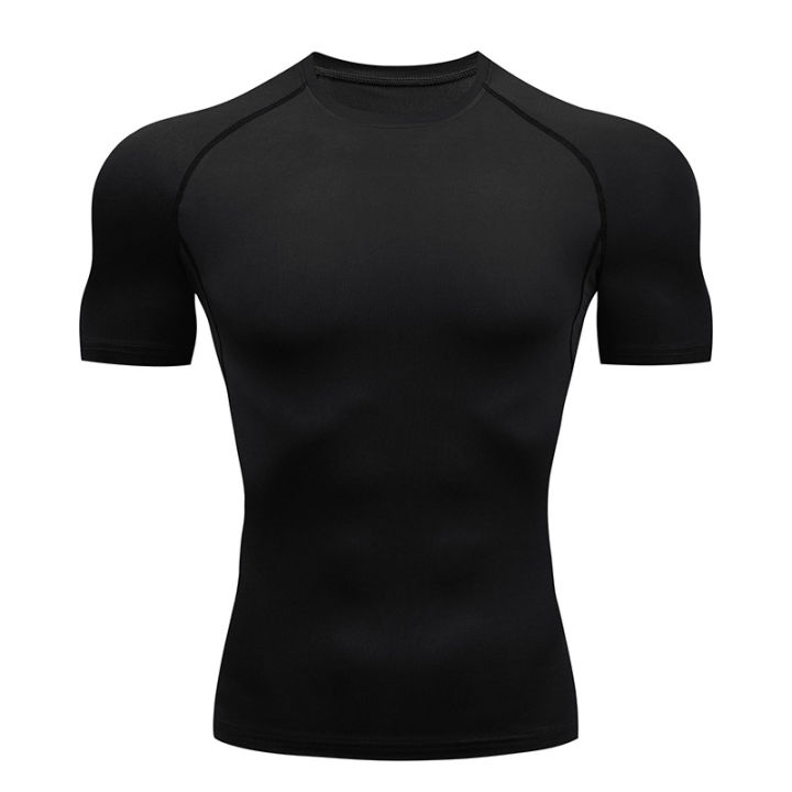 Black%20Bull%20Print%20Compression%20Shirts%20for%20Men%20Athletic%20Quick%20Dry%20Baselayers%20Undershirt%20Gym%20Workout%20Running%20Rash%20Guard%20Tshirt%20Tops%20-%20Image%203