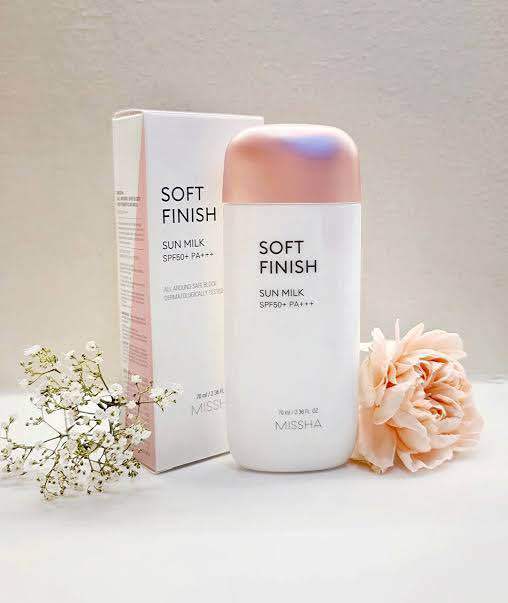 Missha All Around Safe Block Soft Finish Sun Milk SPF50+ Or PA+++
