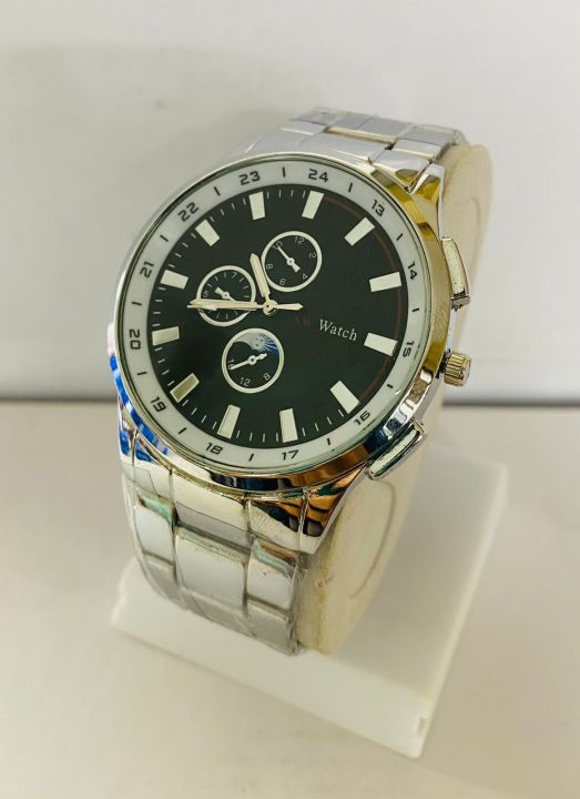 SWATCH LUXURY GENTS WATCH STAINLESS STEEL SILVER