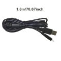 USB Charging Cable for PS4 Gamepad Power Supply Cord for Playstation 4 Charge Long Extension Cord to Console 1.8m/3m.