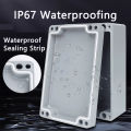 Industry IP66 Waterproof Cast Aluminum Junction Box for electronic project Outdoor Explosion-proof Electrical Enclosure Case.