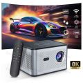 XNANO X3 Pro 4k  Smart android Projectors Electric Focus Keystone correction 2.4G&5G BT5.0 Android11 8k decoding home theater projector systemp home cenima indoor outdoor android projector. 