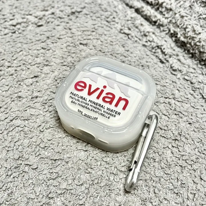 Creative%20Evian%20Mineral%20Water%20Design%20Airpods%20Case%20Compatible%20with%20Airpods%201/2/3%20pro%202%20Portable%20Audio%20Headphone%20Protective%20Cover%20-%20Image%204