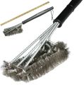 Grill Cleaning Brush BBQ Tool Grill Brush 3 Stainless Steel Brushes In 1 Cleanin Bbq Accessories Best Cleaner Barbecue. 
